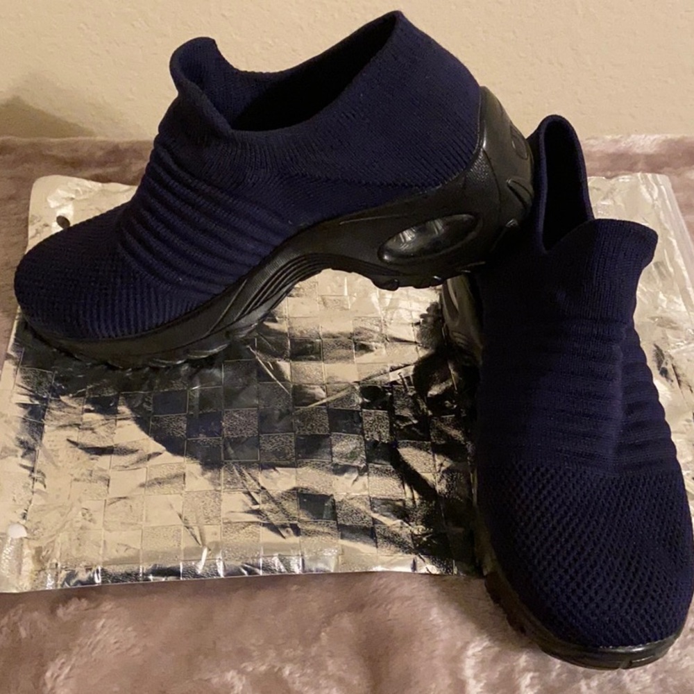 Navy Blue walking shoes